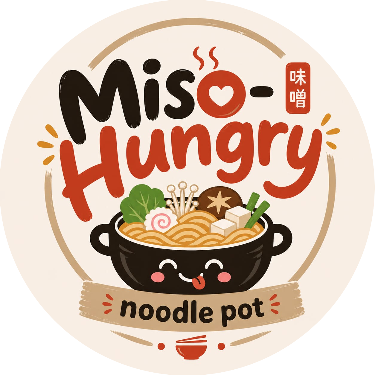 Miso Hungry Logo round